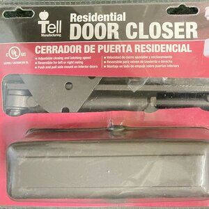 Door Closer for Residential by Tell Manufacturing Door, Adjustable Swing